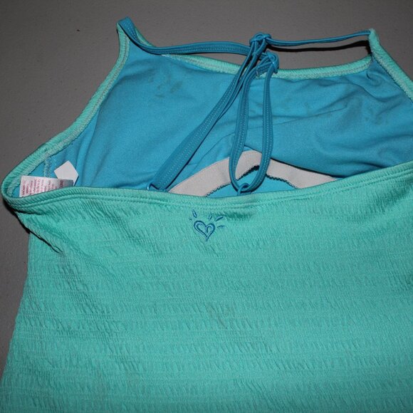 Blue 1 Pcs Justice Swimsuit Size 14 - Picture 5 of 9